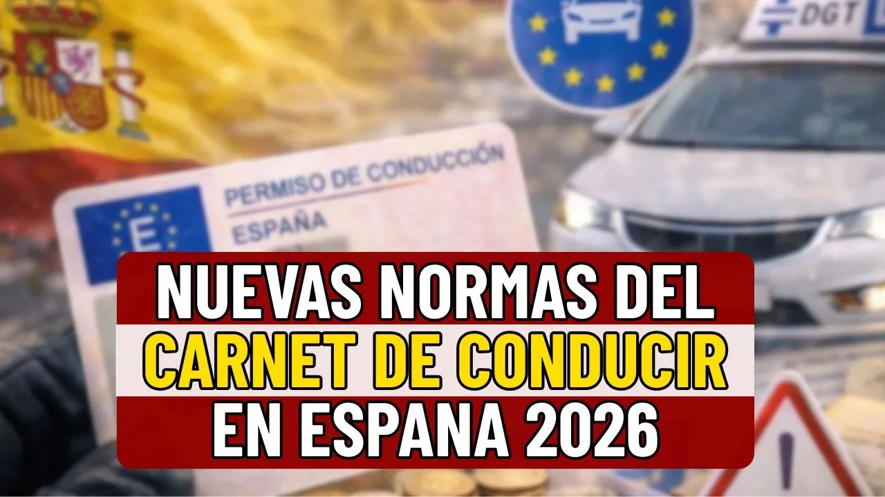 Nuevas normas del carnet de conducir en España 2026